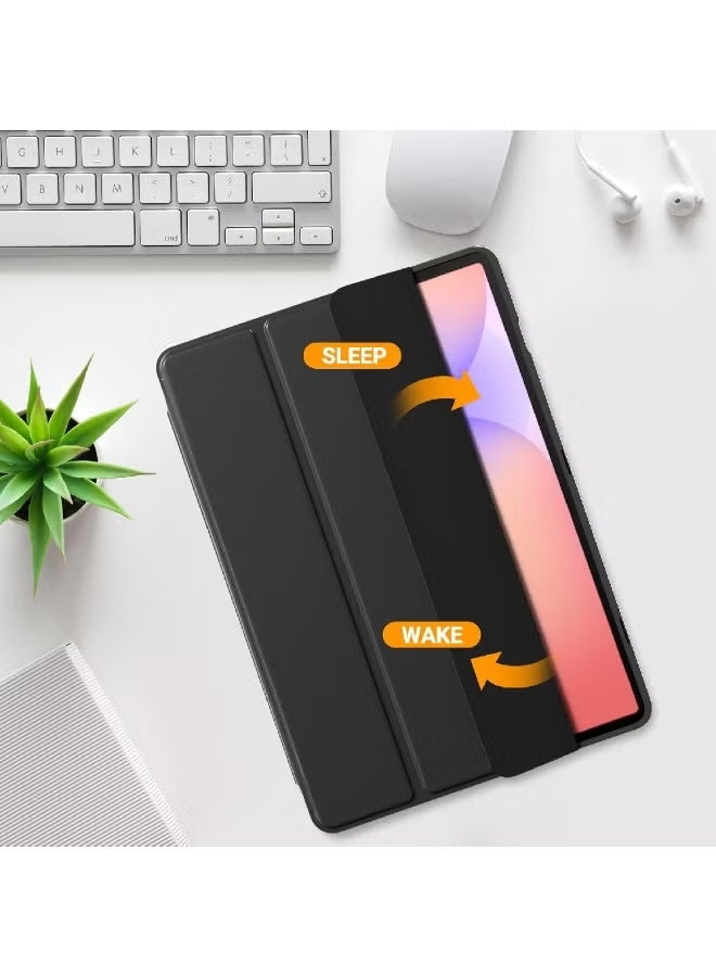ZOOMEE Smart Case for Galaxy Tab S10 Lite/S10 FE/S9 FE 10.9-Inch with S Pen Holder, Trifold Stand Folio Cover with Soft TPU Back for 10.9" Galaxy Tab S10 Lite/S10 FE/S9 FE -Black - Image 3