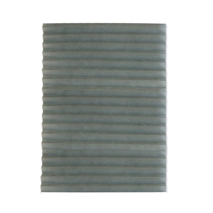 WINDOW SHADE POLYESTER PLEATED BLINDS GREY 60150CM TOOL FREE INSTALLATION INDOOR LIVING ROOM BATHROOM KITCHEN OFFICE BLACKOUT UV PROTECTION LIGHT FILTERING ADHESIVE