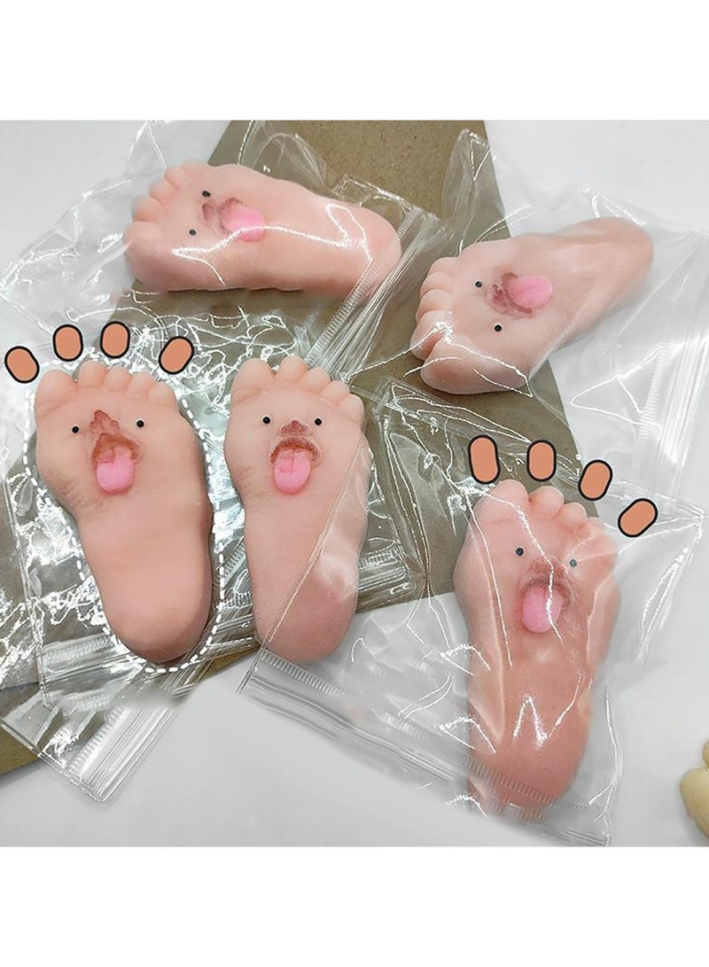 CMGTYYD. 2Pcs ألعاب لينة القدمين، القدمين لينة لعب الحركة الصغيرة، ضغط الضغط لعب الأطفال الضغط، لطيف لعب الحركة لينة، ضغط القدمين اليدوية لعب الأطفال، ضغط لعب الحركة الصغيرة، الكبار هدية الأطفال - Image 4