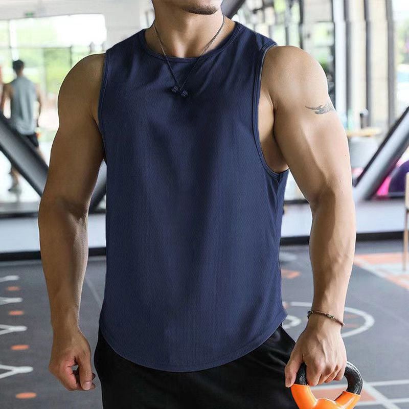 Men's Quick-Dry Sports Vest Loose Fit for Running Fitness - Image 4
