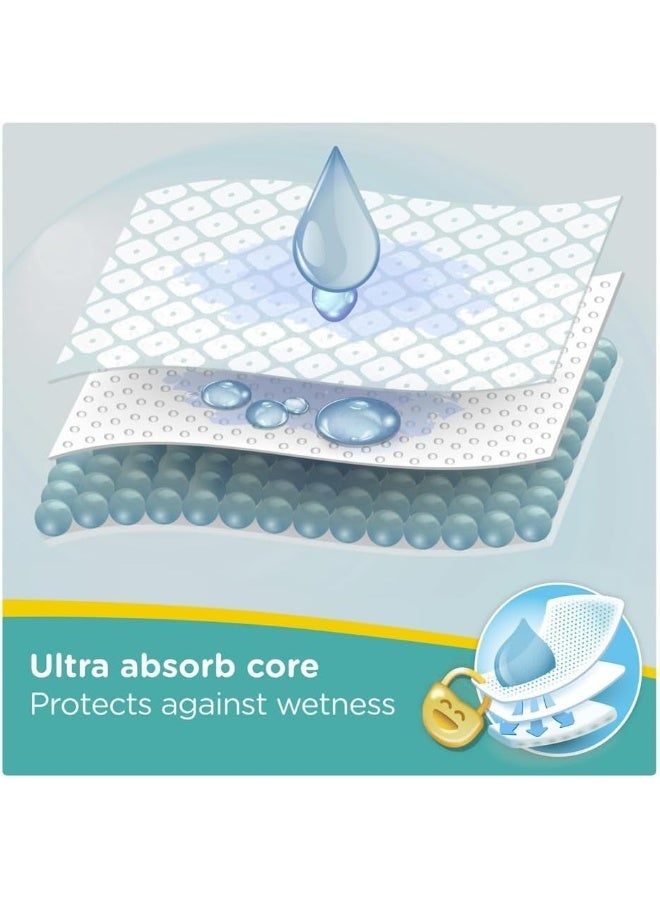 Pampers Baby Dry Taped Diapers, Size 4, 9-18 kg, Baby Lotion with Olive Oil, 104 Diapers - Image 5