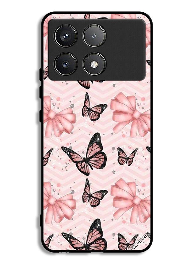 Covernex Xiaomi Poco F6 Pro Protective Case Cover Butterflies Wallpaper - Image 1