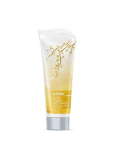 Acne Check Face Wash | Enriched With Aloe Vera, Lemon & Turmeric | For Oily Skin, Pimples, Acne Prone, Flawless & Glowing Skin | For Men & Women | 100Gm