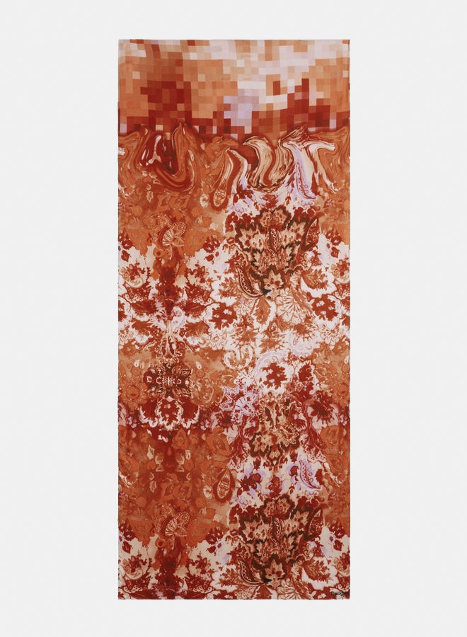 DESIGUAL Rectangular paisley scarf - Image 2