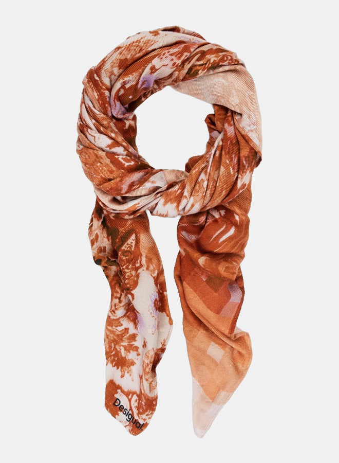 DESIGUAL Rectangular paisley scarf - Image 3