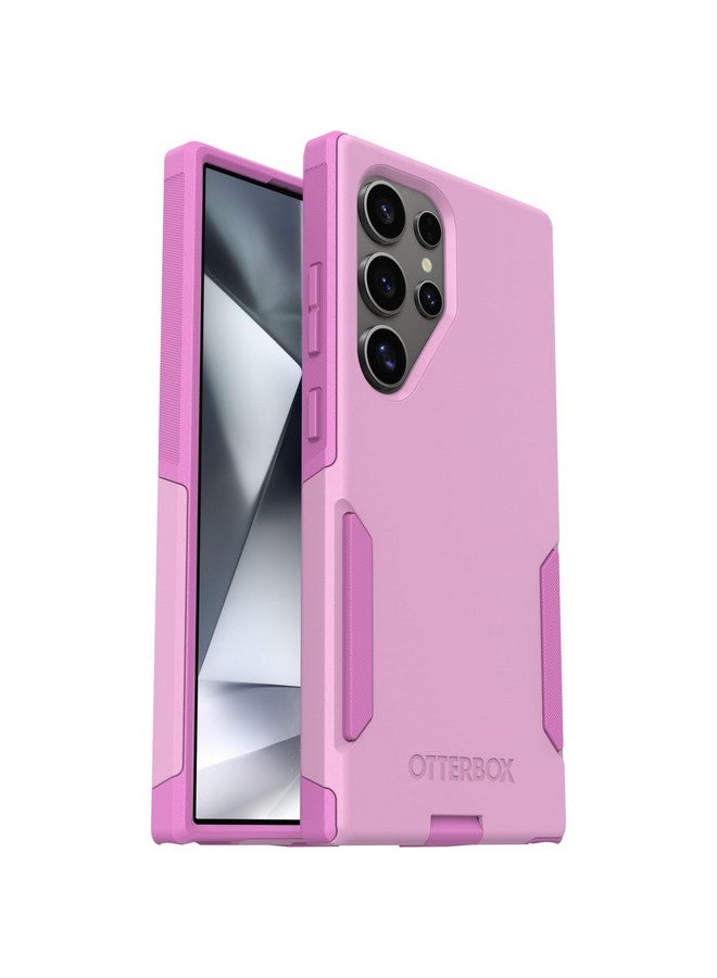 أوتربوكس جراب OtterBox Commuter Series لهاتف Samsung Galaxy S24 Ultra - Run Wildflower (وردي)، نحيف ومتين، مناسب للجيب، مع حماية للمنافذ - Image 5