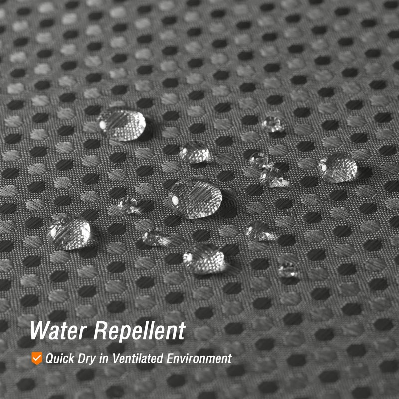 Gibelle Extra Long Shower Curtain 72 x 84  Tall Waffle Weave Textured Fabric Shower Curtain for Bathroom  Water Repellent  Machine Washable  Charcoal Grey - Image 3