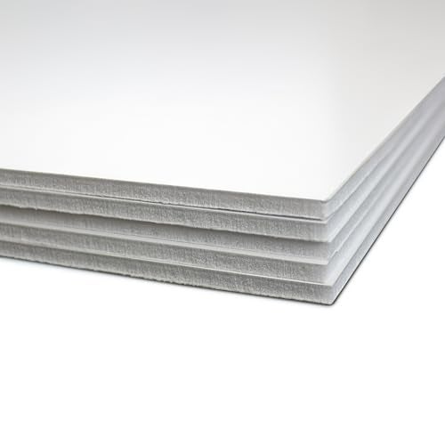 Flipside Products 16" x 20" White Foam Board, Arts and Crafts, 3/16" Thick, Presentations, Signboards, Backing Board, Display, Pack of 5 - Image 1