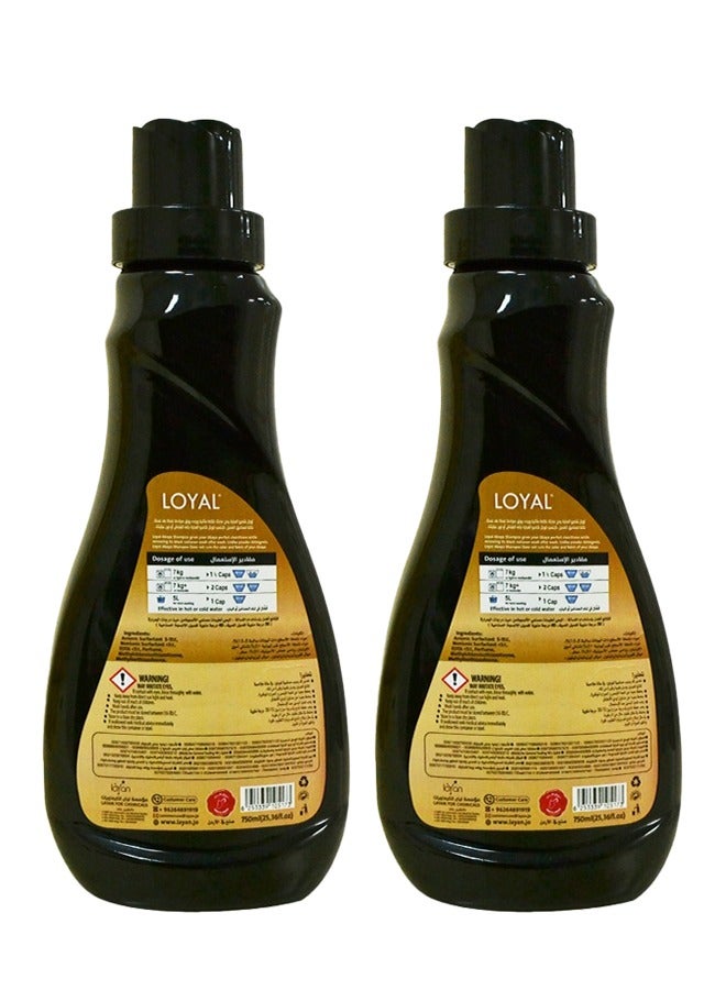 loyal Abaya Fabric Detergent Liquid 2 X 750ml pack of 2 - Image 2