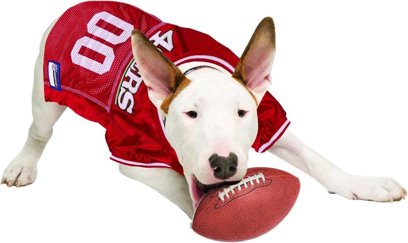 Pets First Pets Jerseys NFL Pet Jersey, San Francisco, X-Small - Image 4
