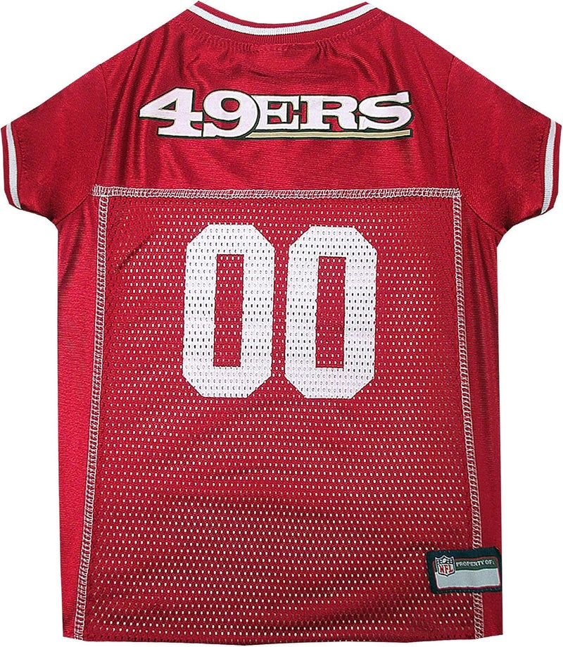 Pets First Pets Jerseys NFL Pet Jersey, San Francisco, X-Small - Image 1