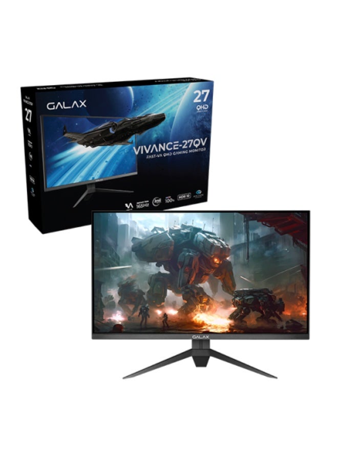 جالاكس VIVANCE-27QV 27-inch QHD (2560X1440), 165Hz, Fast IPS,  G-Sync, HDR Borderless Gaming Monitor - Image 2