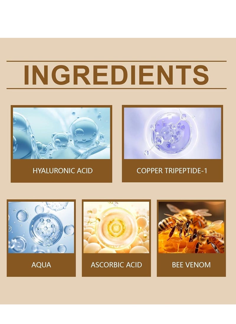 Hoygi - Bee Venom Face Serum, Firming & Lifting Anti-Aging Serum, Hydrating & Anti-Wrinkle Serum, Brightening & Skin Rejuvenating, Instant Face Lift 30ml - Image 1