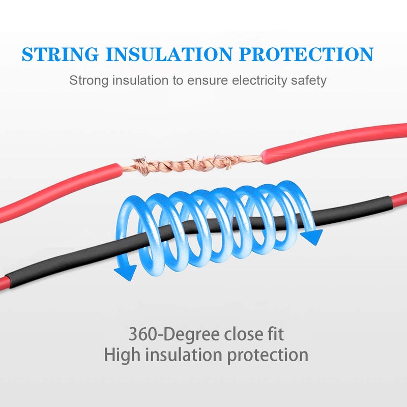 PPCLION 20 Ft 3/32" (Diameter) Dual Wall Black Heat Shrink Tubing 3:1, Each 1 Ft long, 20 PCS No Wrinkle Electrical Shrink Tube for Wires,Marine Grade Shrink Tube with Adhesive Lined Waterproof - Image 4