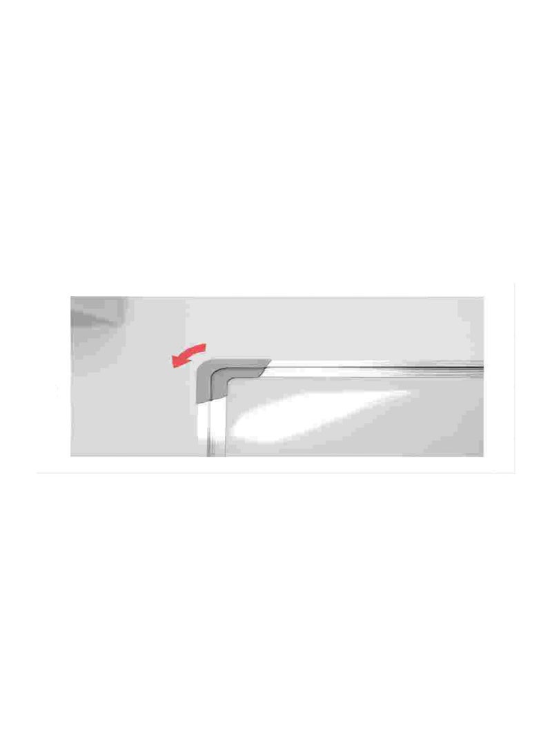 Mobile Dry Erase Whiteboard Metal Casters 90 x 120 cm Double Sided