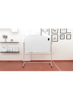 Cool Baby Style Mobile Dry Erase Whiteboard Metal Casters 90 x 120 cm Double Sided  - Image 2