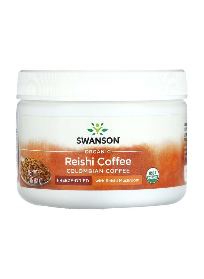 Organic Reishi Coffee, Colombian, 3 oz (84 g)
