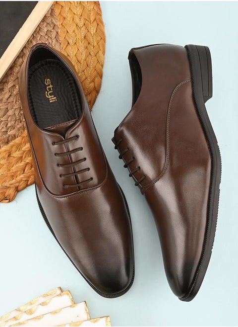 Gradient Oxford Formal Lace Up Shoes