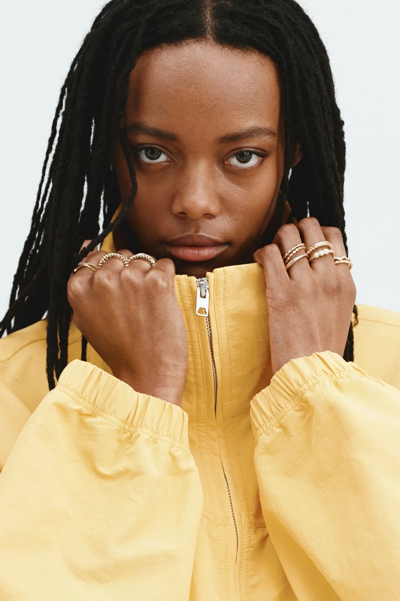 H&M  Oversized nylon jacket for Women | Best Price UAE
