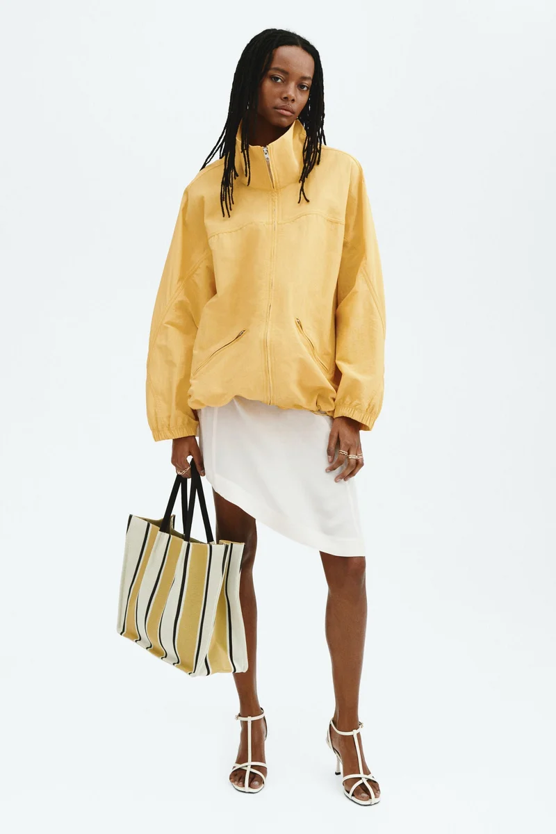 H&M Oversized nylon jacket