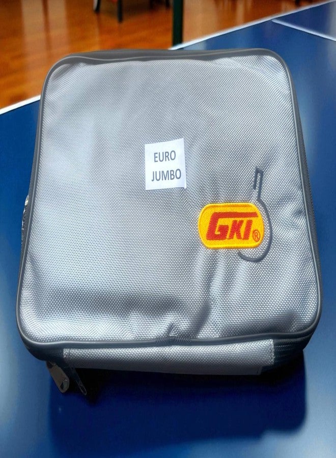GKI Euro Jumbo Wood Table Tennis Racquet with Double Zip tatron Bag - Image 5
