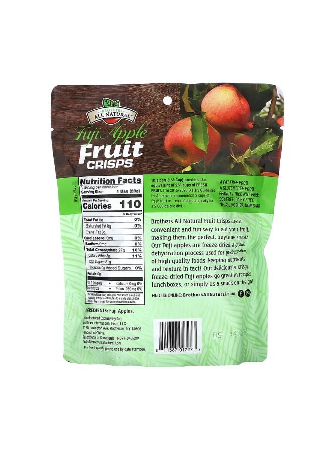 Brothers-ALL-Natural Freeze Dried Sliced Fruit Fruit Crisps Fuji Apple 1 oz 28 g - Image 2