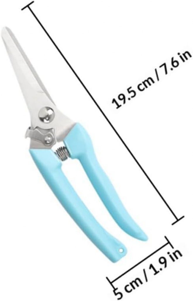2pcs Garden Pruning Shears Branch and Fruit Tree Pruning Scissors with Curved and Straight Blades Portable Gardening Twigs Cutting Tools for Home Use - Image 2
