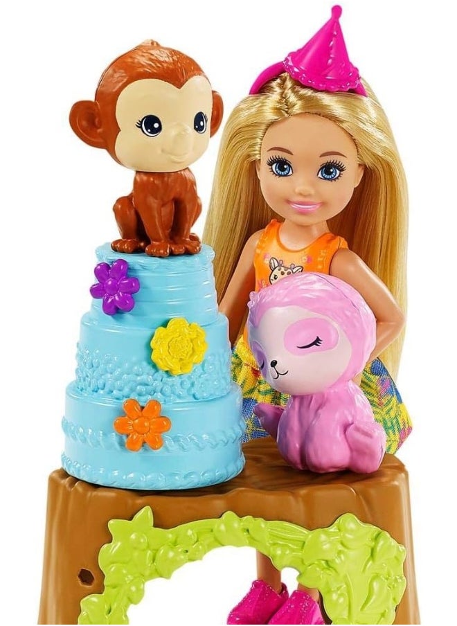 Mattel BARBIE - Barbie and Chelsea The Lost Birthday Party Fun Playset - Image 1