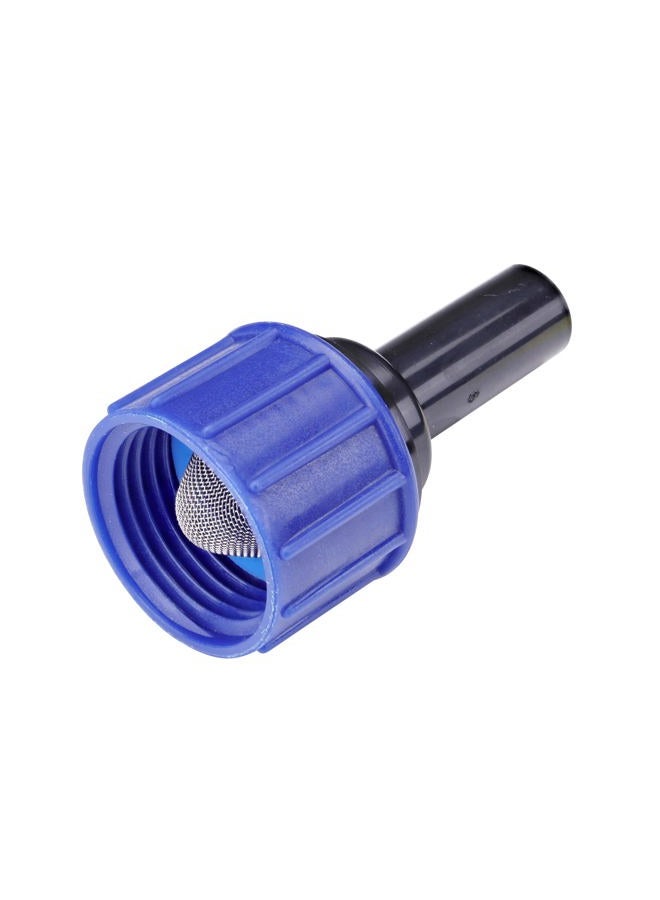 Raindrip R325CB Compression Swivel Adaptor with Washer, Connects 1/4 Inch Tubing or Dripline to 3/4 Inch MHT Hose Bibb or Garden Hose, Black - Image 1