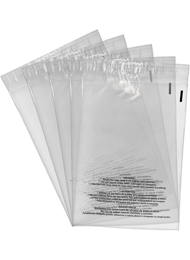 شوب فور مايلرز 14.5 × 19 أكياس بولي شفافة للتحذير من الاختناق، أكياس بولي ذات إغلاق ذاتي دائم، 1.5 مل (200 عبوة) - Image 2