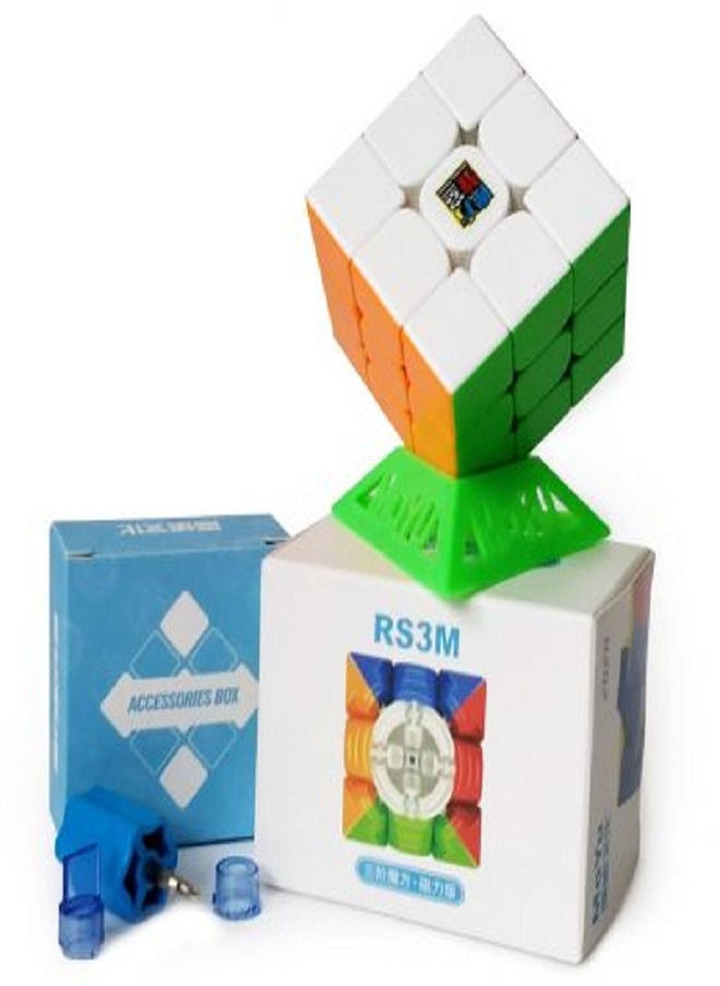 null - MoYu RS3M 2020 Magnetic Professional Rubiks Cube 3x3x3 Super Speed Speed Cube - Image 1