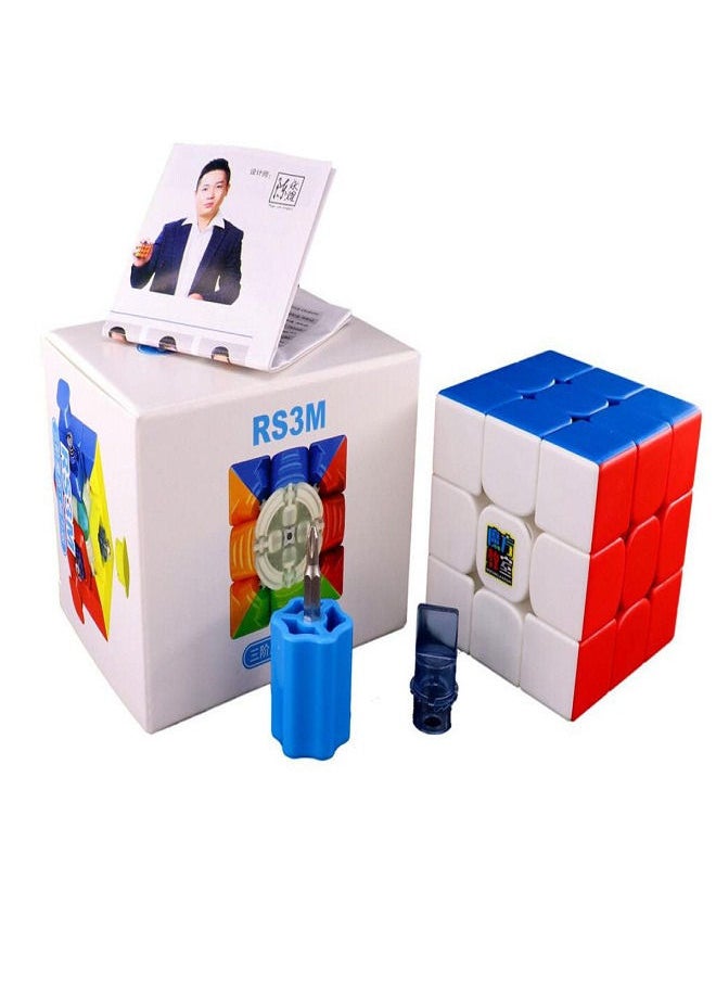 null - MoYu RS3M 2020 Magnetic Professional Rubiks Cube 3x3x3 Super Speed Speed Cube - Image 1