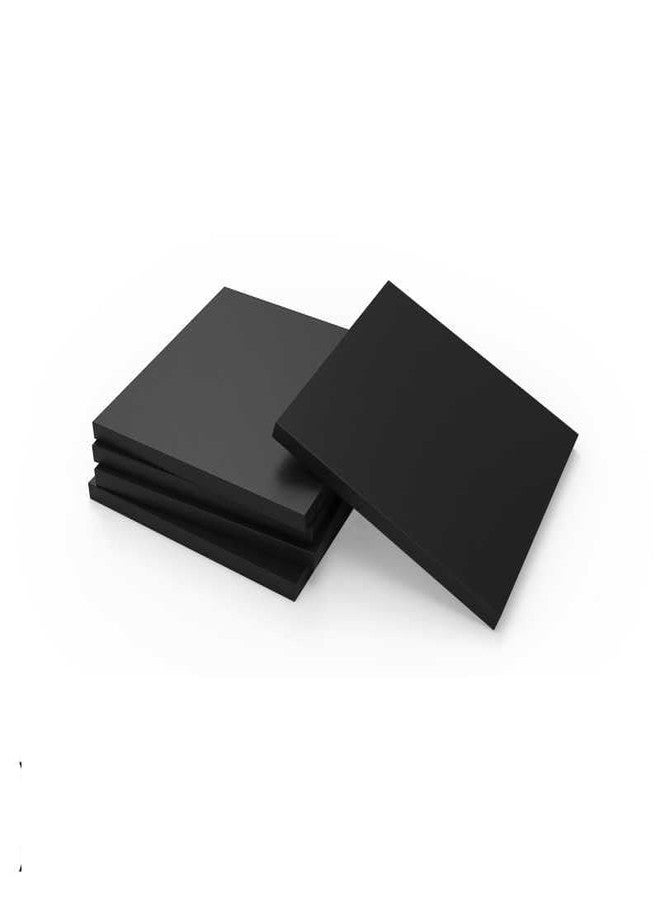 Green Stuff World 50mm Square Plastic Bases - Black, Small - Image 1