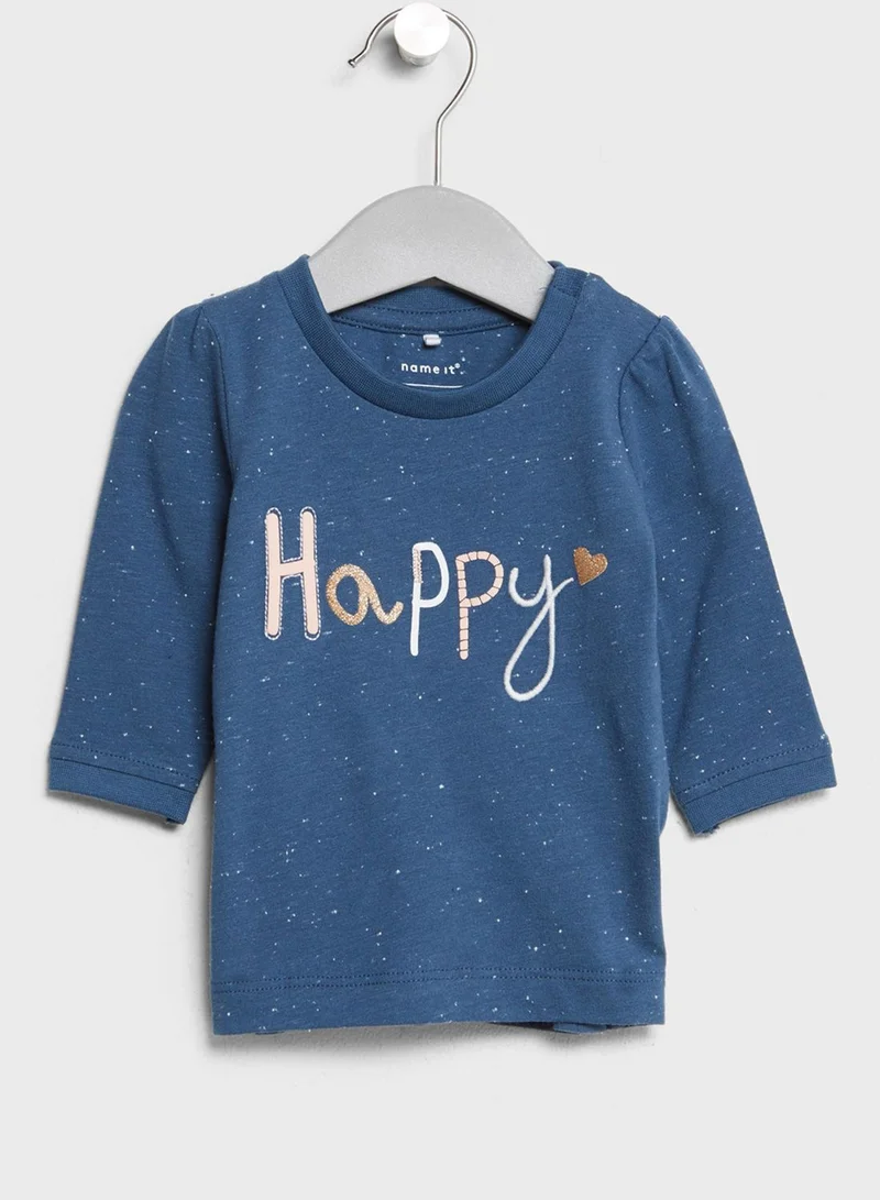 NAME IT Baby Slogan Top