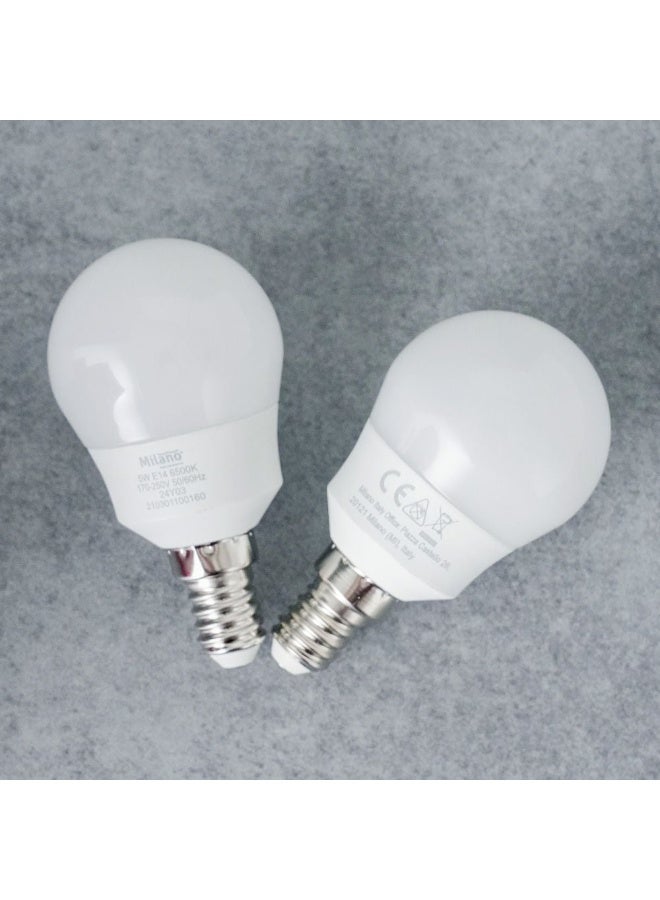 DANUBE HOME Danube Home Milano LED Bulb 2Pcs Set 5W E-14 6500K | Light Bulbs Energy Saving Lamp For Living Room Bedroom Dining Room Offices  - Image 3