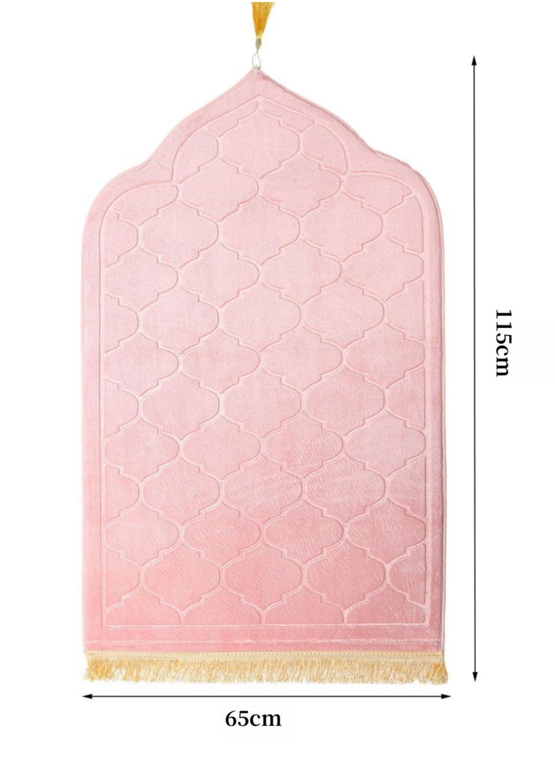 Pink Muslim Prayer Mat for Kids, Men, And Women Gift for Eid and Ramadan (115*65cm) - pzsku/ZB2B154D636DD6B1CF1F6Z/45/_/1736840397/c3c2731c-54fb-4c13-81d2-de1ad0461f3d