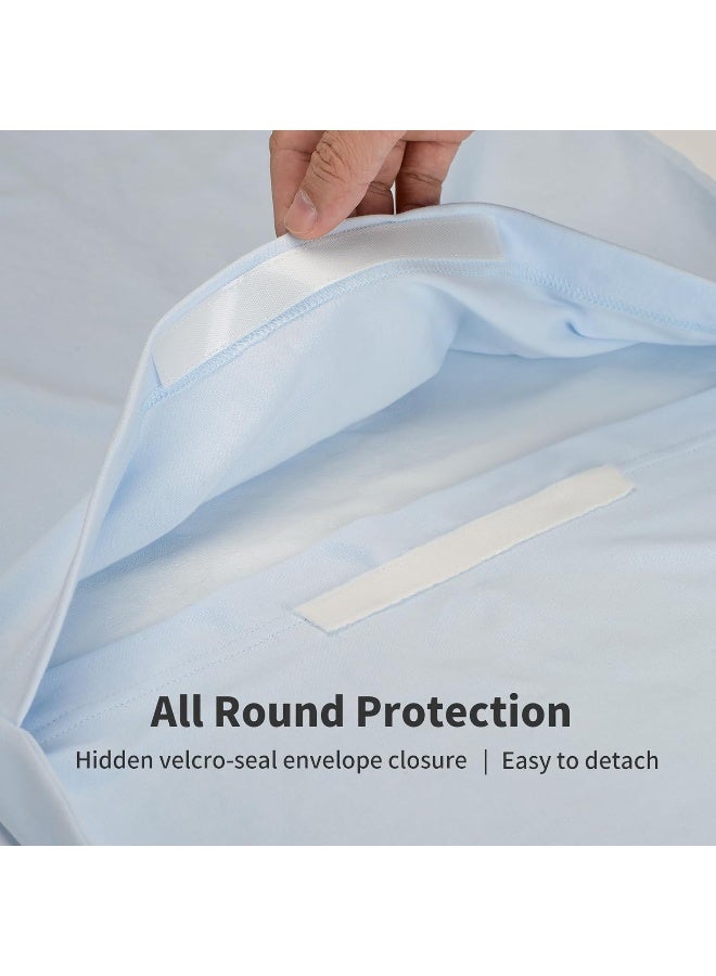 Pucmaoci Organic Waterproof Baby Lounger Covers, Pack of 2 (Blue & Green) - Image 5