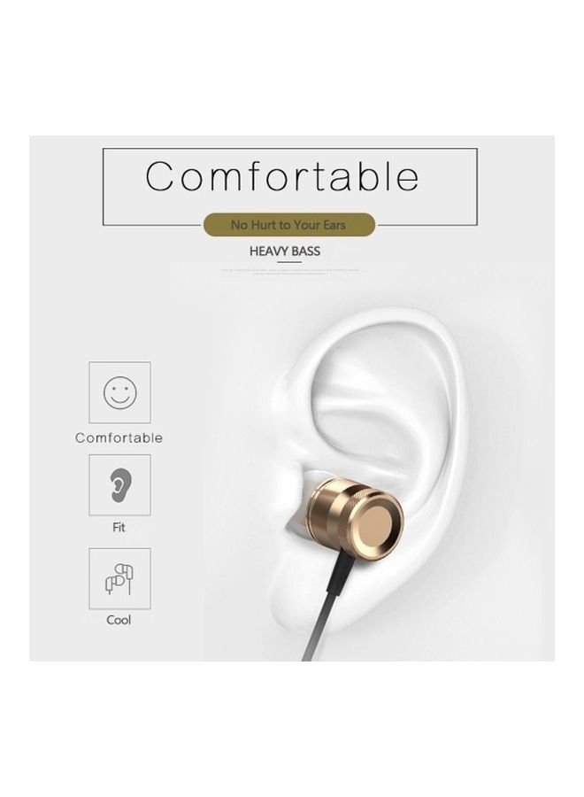 NIBEMINENT Wired In-ear Headphone With Microphone For Xiaomi 6/Note 3/MIX 2/Letv/LeEco/Le 2, 3/Smartisan Pro/Pro 2 Gold Black/Silver/Clear - Image 4