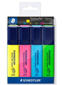 STAEDTLER 4-Piece Textsurfer Highlighter Multicolour  - Image 1
