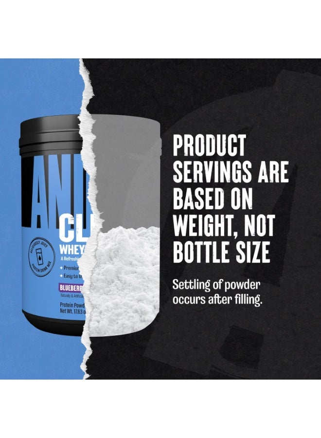 ANIMAL Universal Nutrition Animal Clear Whey Protein Isolate | Blueberry Acai | 500g | 20g Protein & 5g BCAAs | Lean Muscle & Recovery Support - Image 2