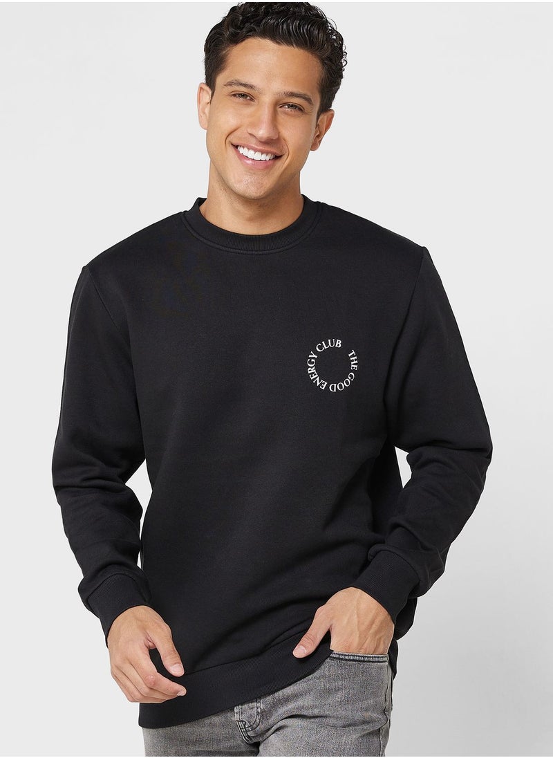 JACK & JONES - Slogan Sweatshirt - Image 1