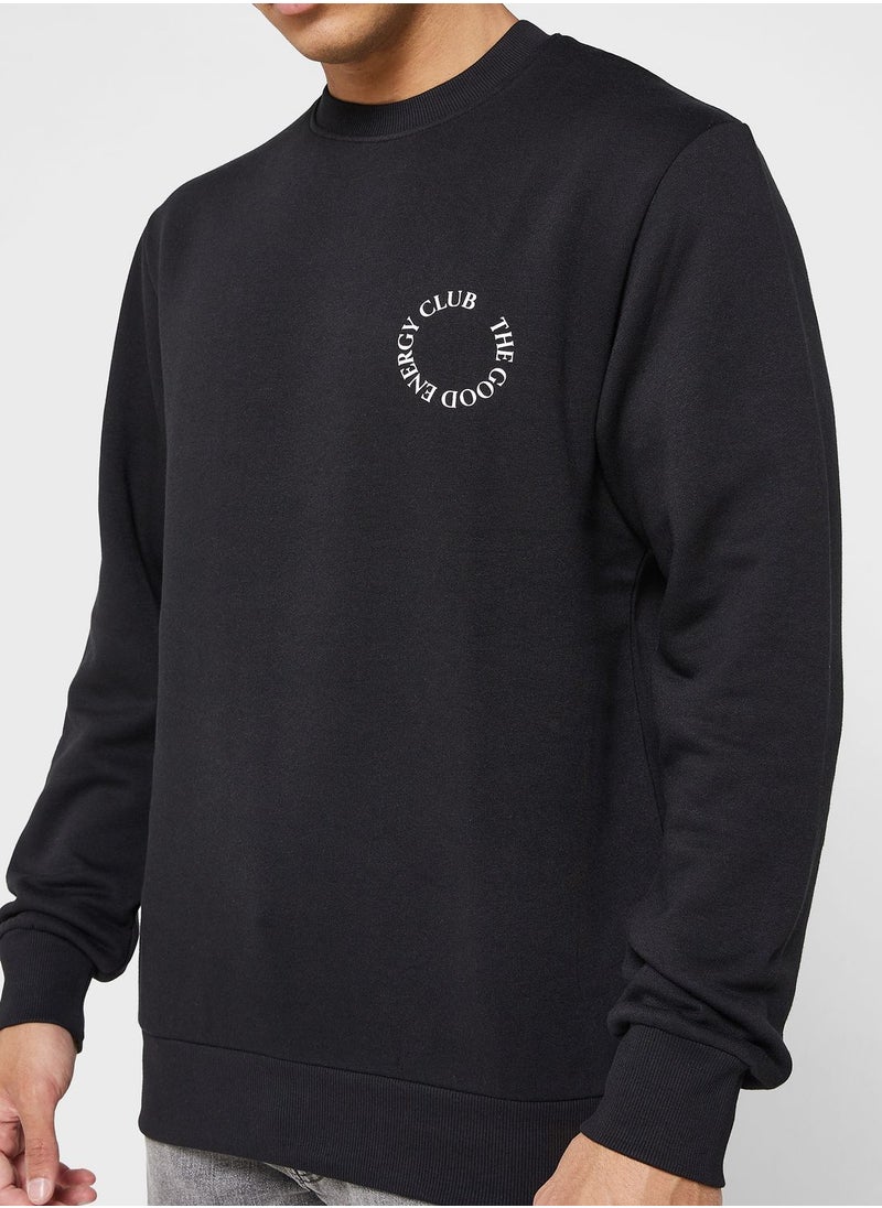 JACK & JONES - Slogan Sweatshirt - Image 1