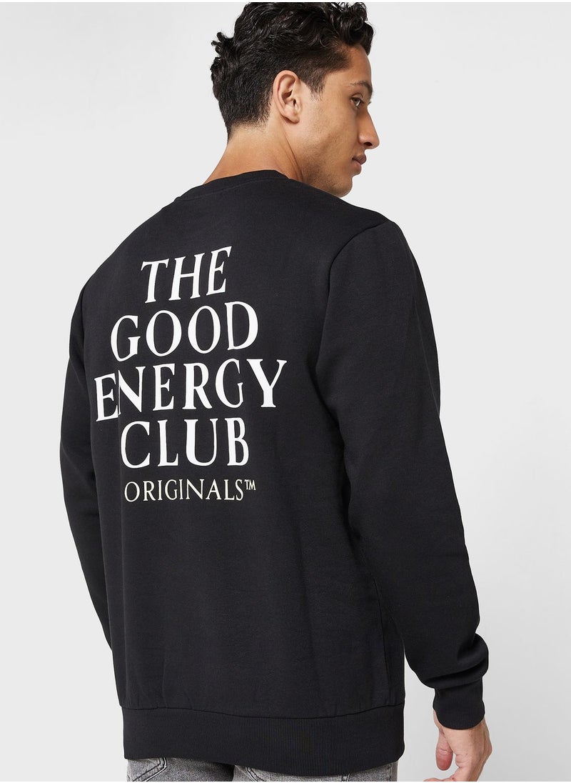 JACK & JONES - Slogan Sweatshirt - Image 1