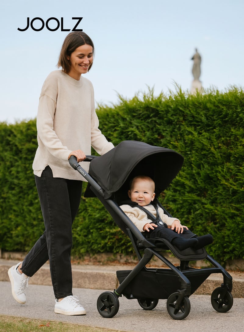 JOOLZ Aer² Compact & Lightweight Baby Stroller | One-Hand Fold | Suitable from Newborn to Toddler | Easy Steering | Airplane Friendly | Ultra-Compact | 44x53x23.5 CM | Space Black | 6.2 Kg - Image 2
