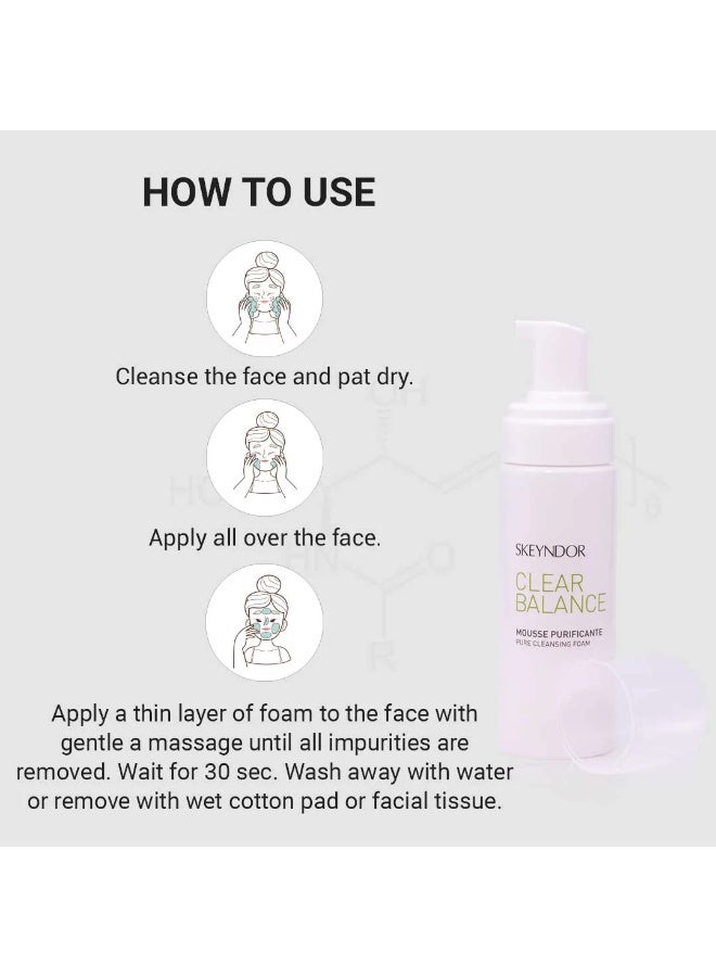 Skeyndor Skeyndor Clear Balance Pure Cleansing Foam 150ml - Image 4