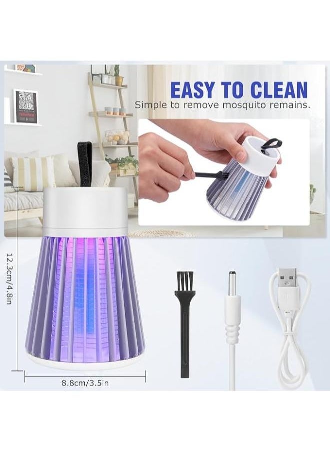 ELTRAZONE Electric Insect Killer, Mosquito Lamp, Mini Mosquito Trap, Mosquito Killer with UV Lamp and USB Rechargeable, for Bedroom, Camping, Indoor and Outdoor Use - Image 5