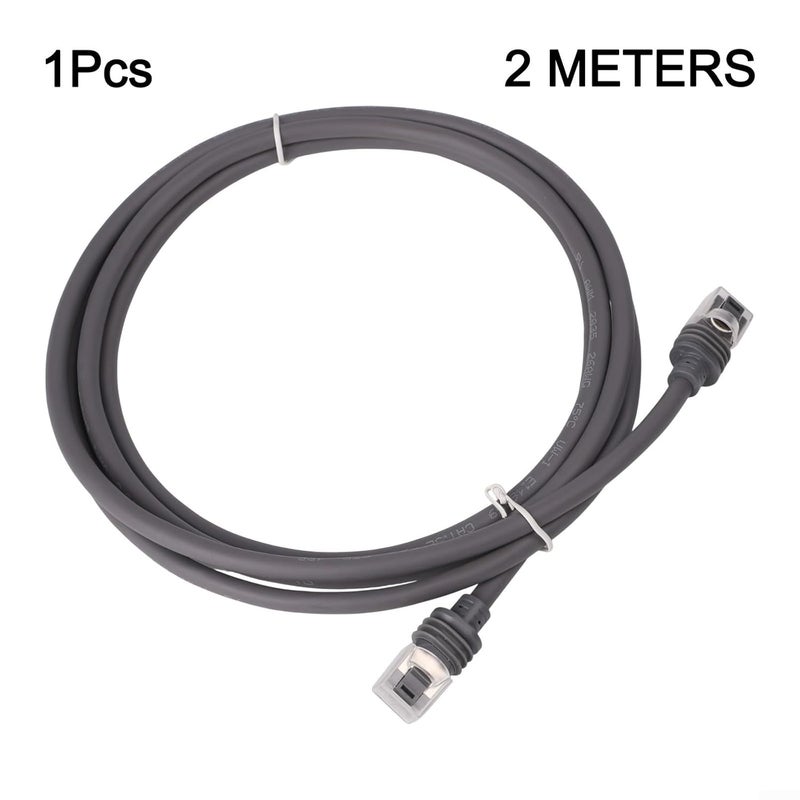 كابل إيثرنت Cat6 بطول 2 متر، سرعة 1200 ميجابت في الثانية، مقاوم للماء، مناسب لموجه الجيل الثالث - Image 5