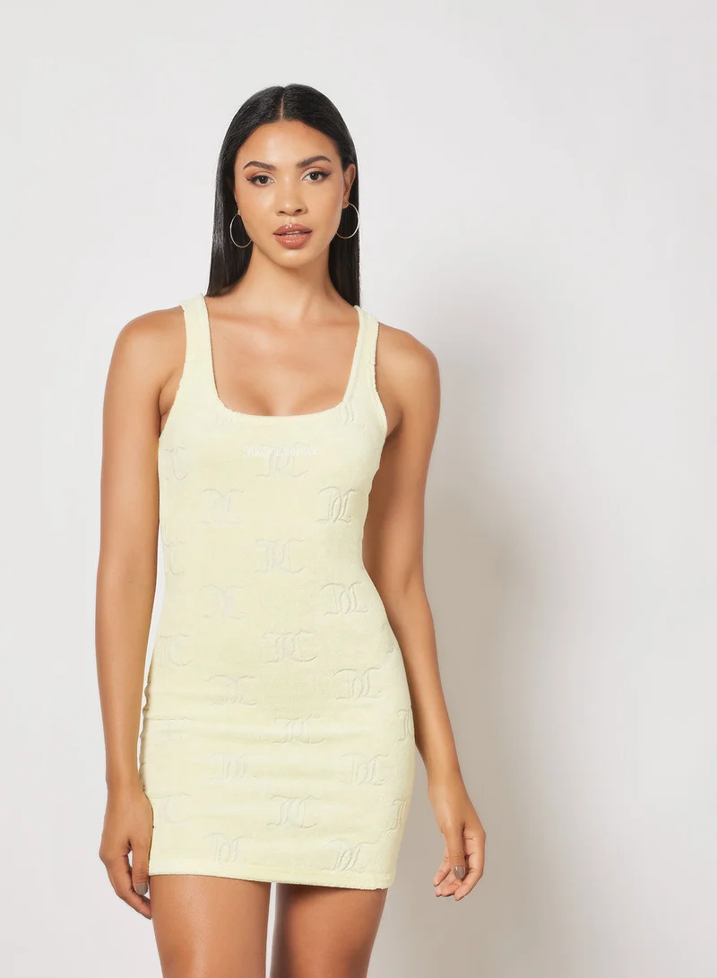 Juicy Couture Monogram Toweling Tank Dress