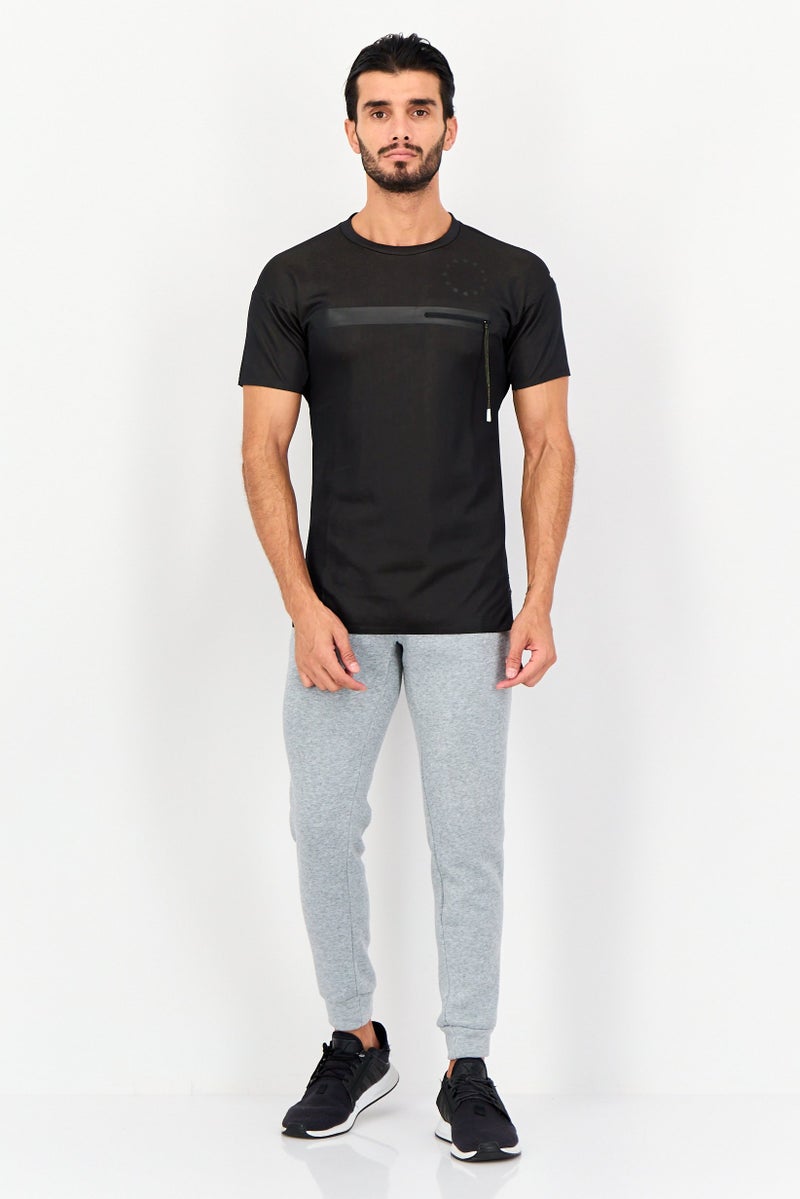 asics Men Sportswear Fit Short Sleeve Training T-Shirt, Black - Image 4