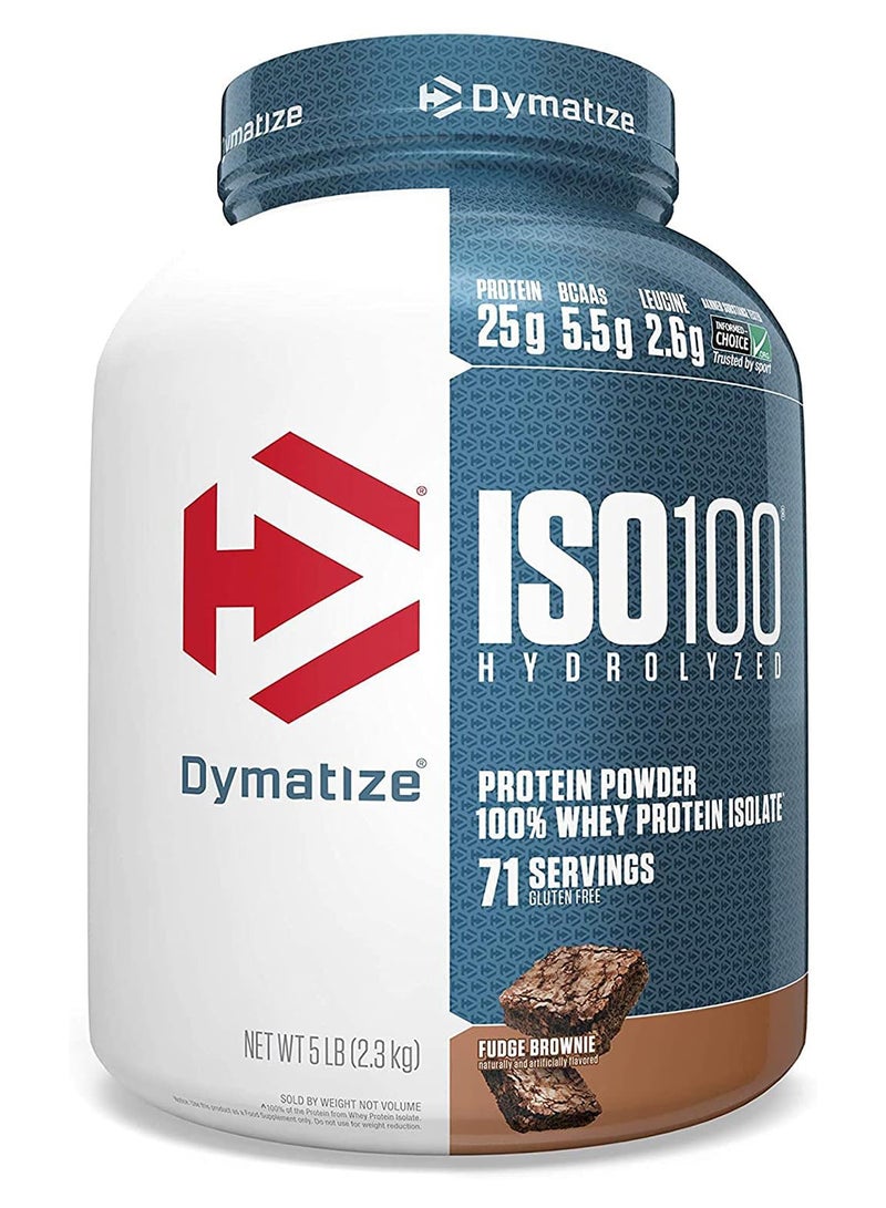 Dymatize ISO 100 Fudge Brownie 5 lbs - Image 1